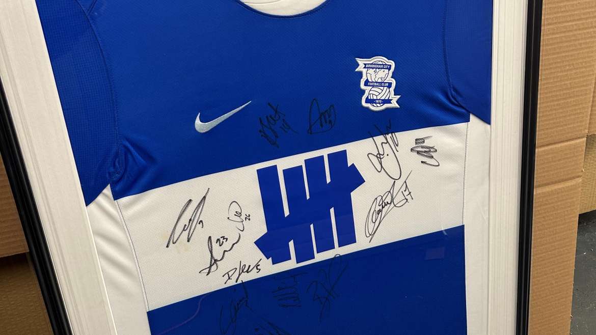 Sports Shirt Framing How We Do It Precision Imaging