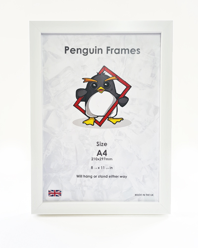 White 20mm polymer Penguin Frame